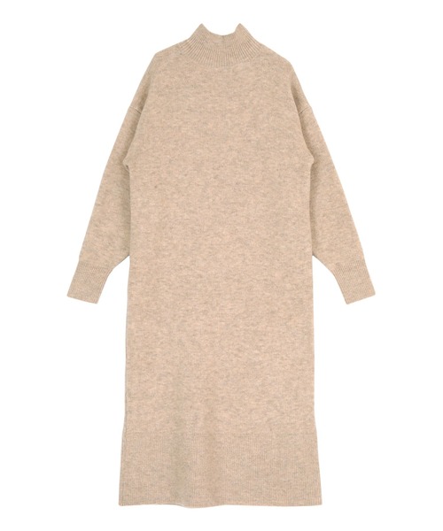 「titivate」 ニットワンピース M ベージュ レディース_画像2