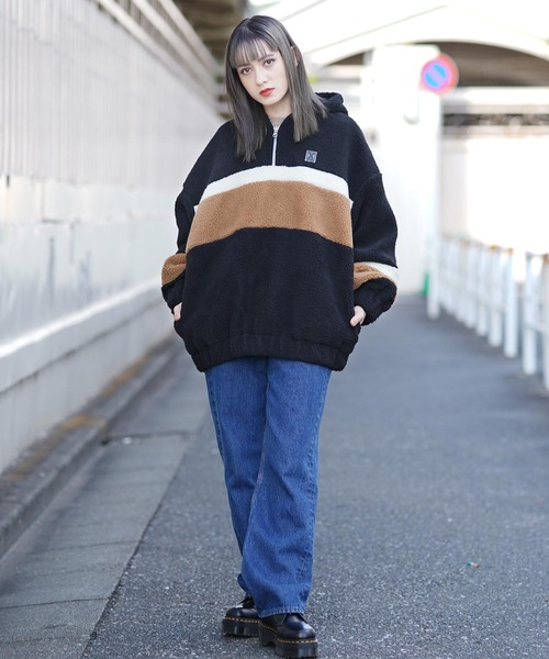 「X-girl」 ブルゾン S オフホワイト レディース_画像7