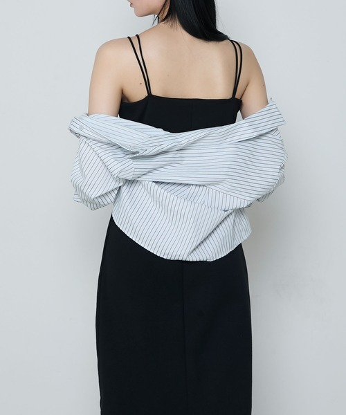 le ELMi ワンピース I-line cut camisole dress with cups