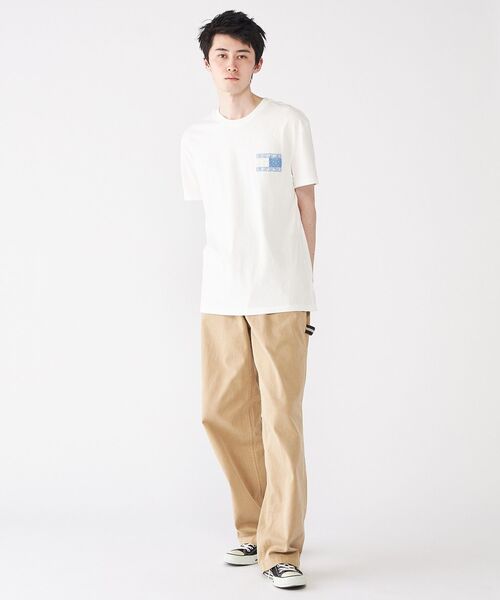 TOMMY JEANS tシャツ レギュラーペイズリーフラッグTシャツ