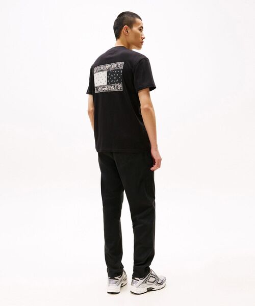 ★ JEANS★ ペイズリー半袖Tシャツ（メンズ） TOMMY JEANS tシャツ レギュラーペイズリーフラッグTシャツ