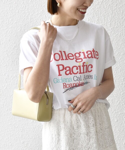 SHIPS any tシャツ 「SHIPS any別注」Collegiate Pacific:「洗濯機可能
