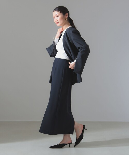Demi-Luxe BEAMS ジャケット& UNTITLED スカート Demi-Luxe BEAMS スカート 「ビームスの百名品」ジョーゼット I