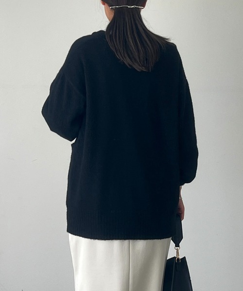 「un dix cors」 ニットカーディガン FREE ベージュ レディース_画像5