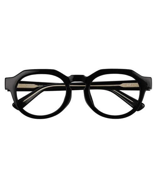 Zoff（ゾフ） 伊達メガネ メガネ 眼鏡 ボストン型 メガネ｜軽量｜太縁