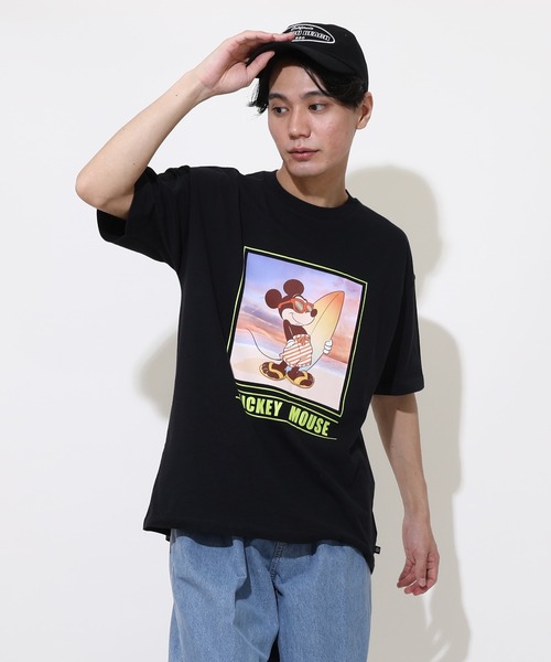 Disney（ディズニー） tシャツ 「綿100％」 親子お揃い サーフTシャツ