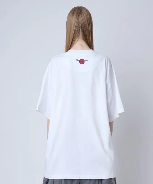 Seivson tシャツ 「Seivson JAPAN “さくら 桜 ” 」限定ロング丈T