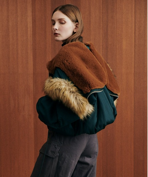 LE CIEL BLEU（ルシェルブルー） ブルゾン 36 ブラック レディース