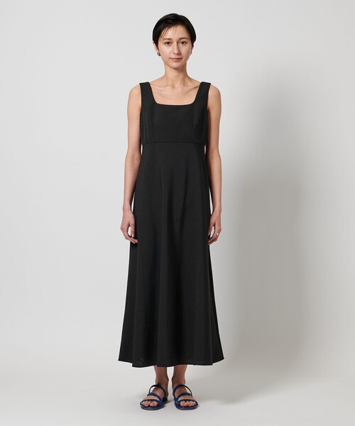 美品　ユナイテッドアローズ　リネンロングワンピース　ブラウン36　麻100% UNITED ARROWS ワンピース リネンライク : ZOZOTOWN Yahoo!店