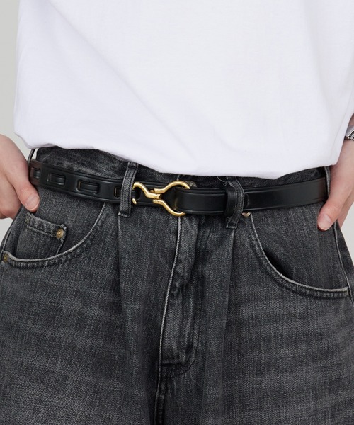 処分値下げ！新品 TORY leather トリーレザー ベルト TORY LEATHER（トリーレザー） ベルト 1 MINI HOOP PICK BELT ベルト