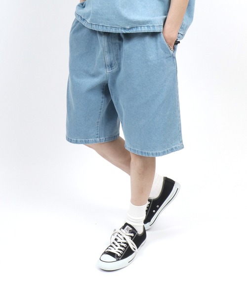 indigoさま専用！ ANPAS ジーンズ Vintage Design Indigo Denim＆Color Half Pants
