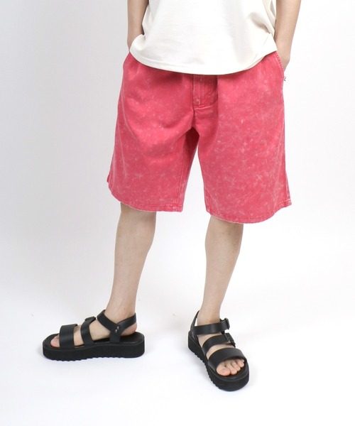 ANPAS ジーンズ Vintage Design Indigo Denim＆Color Half Pants