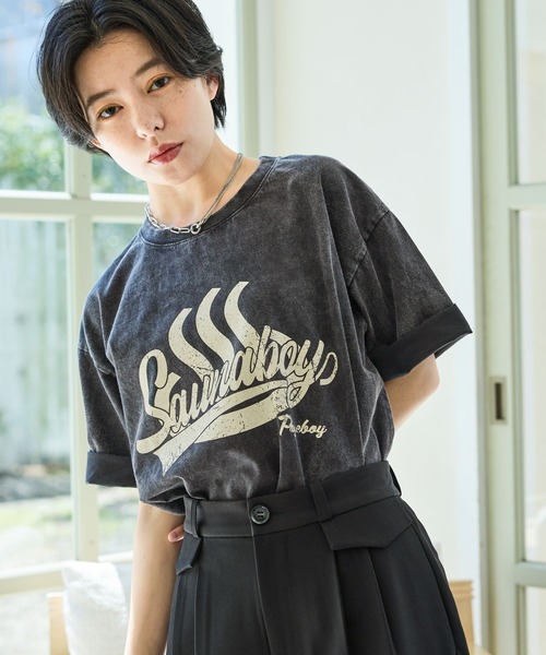 PAGEBOY tシャツ サウナボーイコラボ フロカレッジT レディース