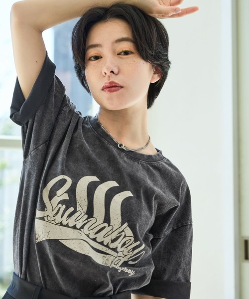 サウナボーイコラボTシャツ XL 黒 サウナボーイコラボTシャツ XL 黒 SAUNA BOY/サウナボーイ