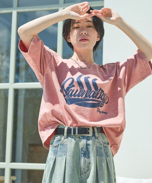 PAGEBOY（ページボーイ） tシャツ 半袖 サウナボーイコラボ フロ