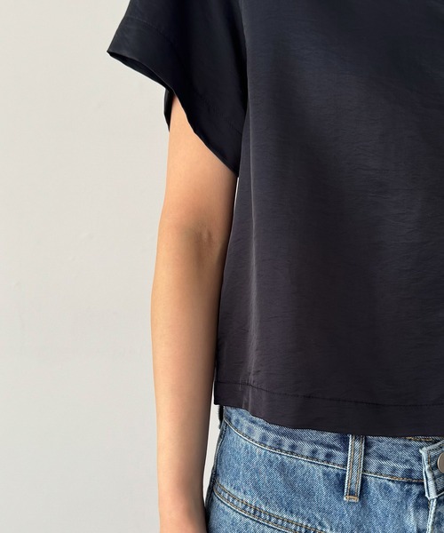 CANAL JEAN ブラウス シャツ El mar テンセル開襟シャツ