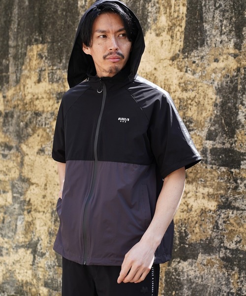 ナイロンジャケット (RM)「LUXE/R GOLF」2レイヤー バイカラー 