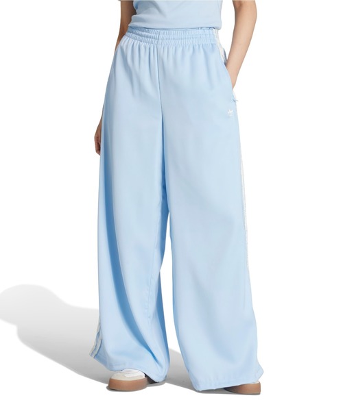 adidas パンツ SATIN WIDE LEG PANTS RUFFLE 3S / アディダス