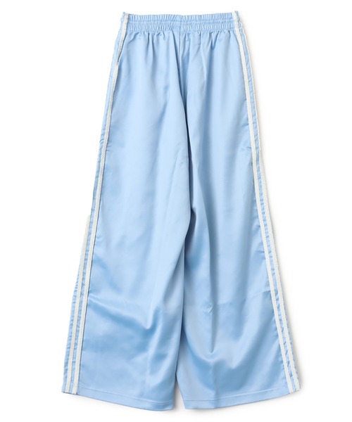 adidas パンツ SATIN WIDE LEG PANTS RUFFLE 3S / アディダス