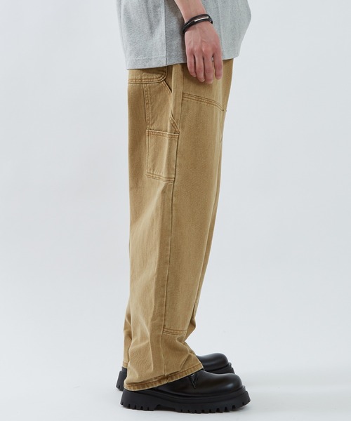 VETEMENTS ワイドペインターパンツM ワーク ベージュ ダブルニー
