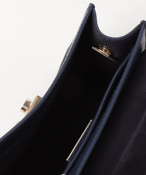 FURLA ネイビー ショルダーバッグ FURLA フルラ バケツ 2WAY ショルダーバッグ ネイビー 瑞穂店