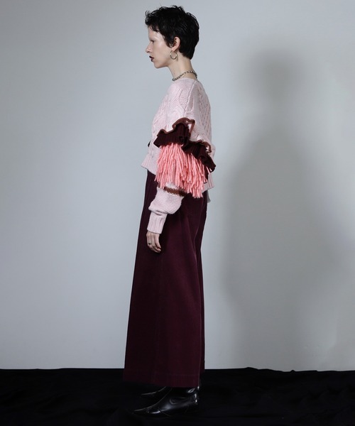 ROSE BUD ニット セーター (mici)Decorative cable knit