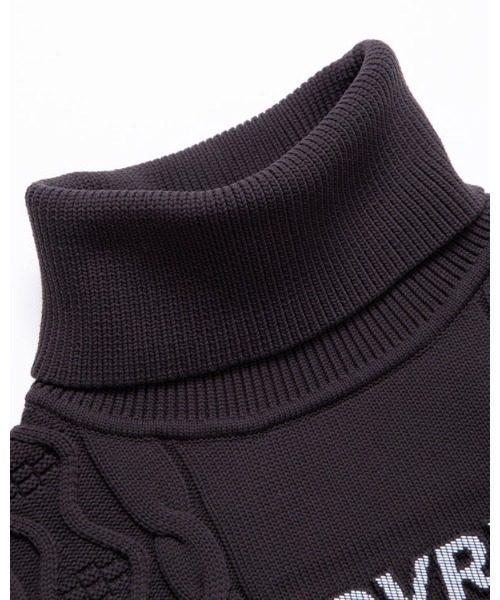 DEVEREUX GOLF セーター ニット 7G DVRX Knit Cable Turtle Neck