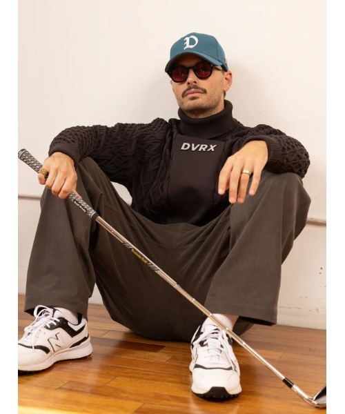DEVEREUX GOLF セーター ニット 7G DVRX Knit Cable Turtle Neck