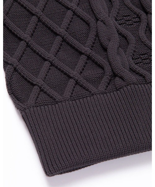 DEVEREUX GOLF セーター ニット 7G DVRX Knit Cable Turtle Neck