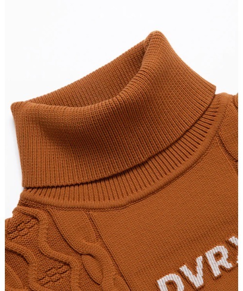 DEVEREUX GOLF セーター ニット 7G DVRX Knit Cable Turtle Neck