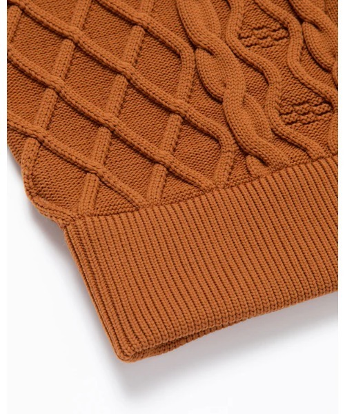 DEVEREUX GOLF セーター ニット 7G DVRX Knit Cable Turtle Neck