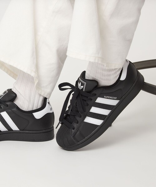 adidas スーパースター　リボン付き スニーカー 黒 adidas Originals スニーカー 「adidas Originals」スーパー