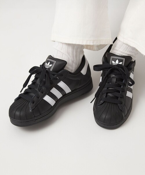 adidas スーパースター　リボン付き スニーカー 黒 adidas Originals スニーカー 「adidas Originals」スーパー