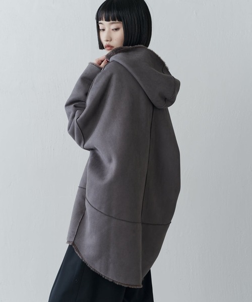 Lui's（ルイス） ムートンコート ボアコート フェイクムートンコクーン