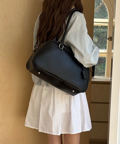 LA VORAGINE トートバッグ レトロ風 ボウリングトートバッグ