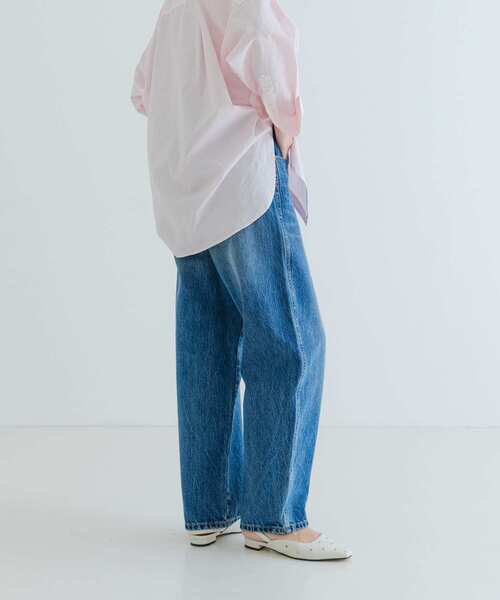 「URBAN RESEARCH」 加工デニムパンツ 36 インディゴブルー レディース