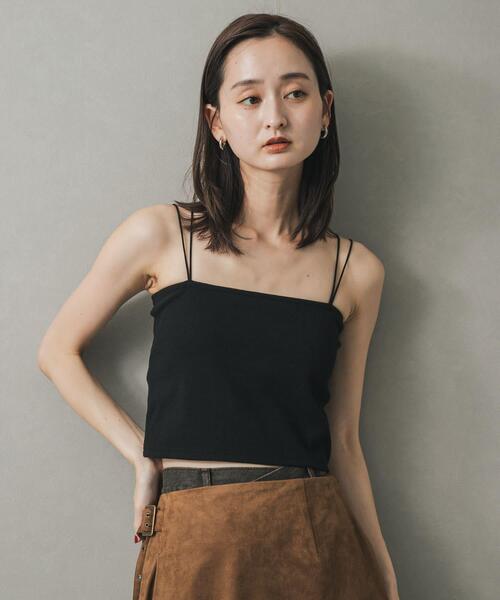 SENSE OF PLACE by URBAN RESEARCH キャミソール クロップドカップツキ