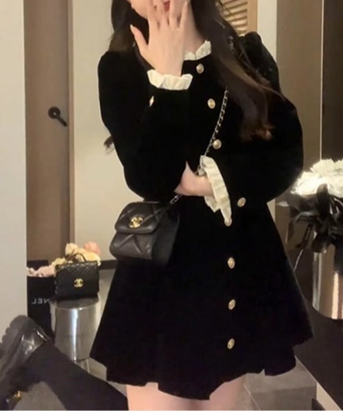 【h♡】 PARTY 2wayスリーブジャケットミニワンピース apres jour（アプレジュール） ワンピース アソートジャケットミニ