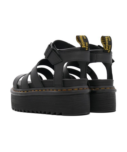 「Dr. Martens」 フラットサンダル 6 ブラック レディースの画像