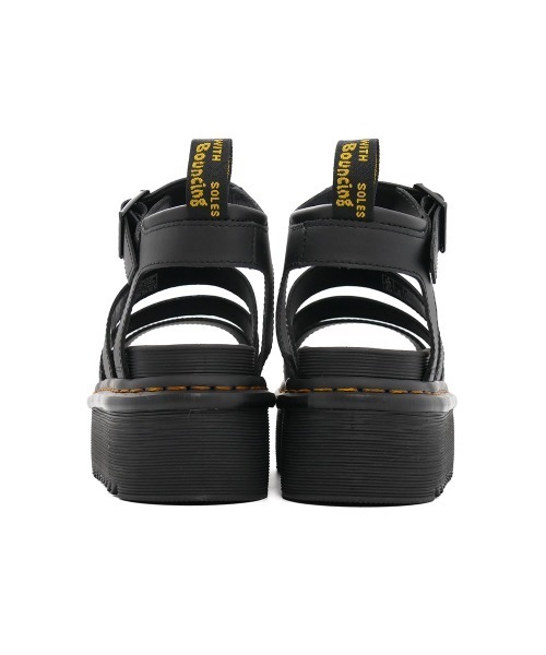 「Dr. Martens」 フラットサンダル 6 ブラック レディースの画像