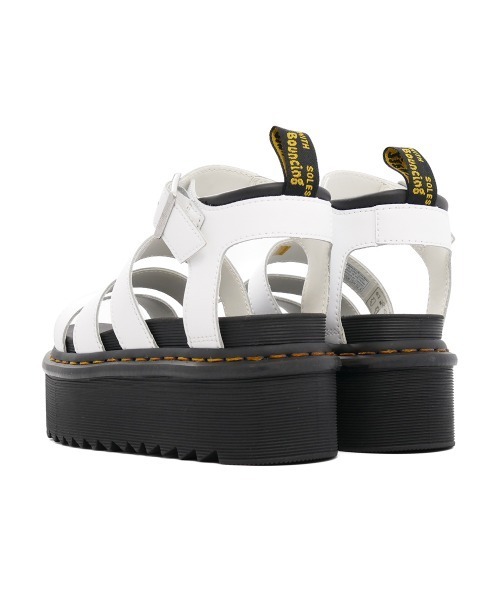 「Dr. Martens」 フラットサンダル 6 ブラック レディースの画像