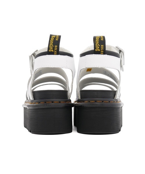 「Dr. Martens」 フラットサンダル 6 ブラック レディースの画像