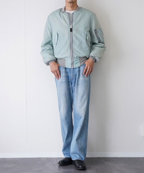 ジャケット・アウター 90s ma-1 jacket POST JUNK / 90s～ ALPHA INDUSTRIES ”MIL-J-82790E” MA-1 [L]