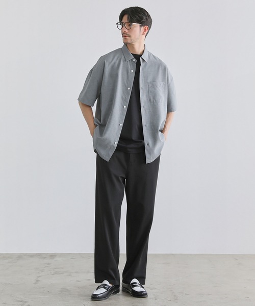 「SPU」 半袖シャツ M ライトグレー メンズ_画像6