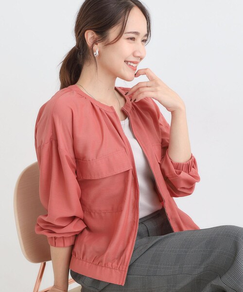 DRESKIP（ドレスキップ） ブルゾン アウター 「S-LL」寒暖差のある時期