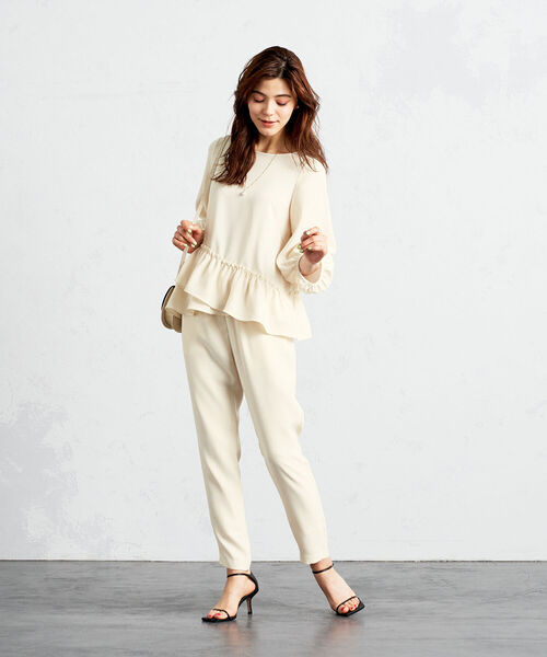 「NOLLEY'S Sophi」 7分袖ブラウス FREE グレイッシュベージュ レディース_画像5