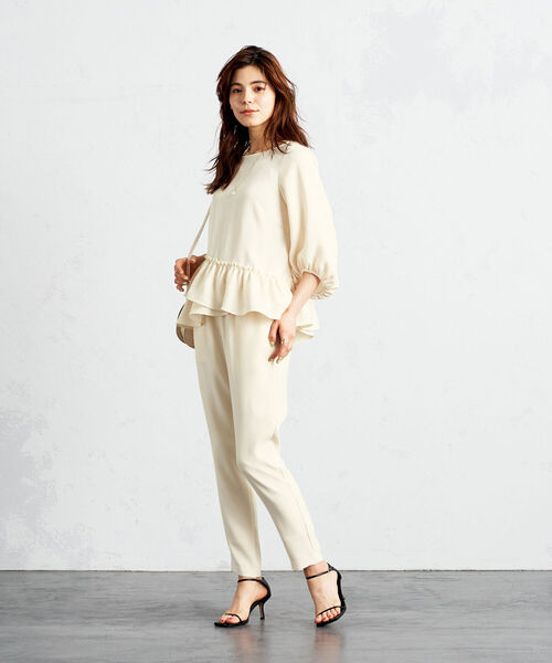 「NOLLEY'S Sophi」 7分袖ブラウス FREE グレイッシュベージュ レディース_画像6