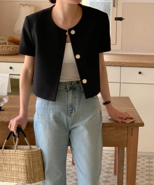 「a lot of love」 ジャケット FREE オフホワイト レディース_画像4