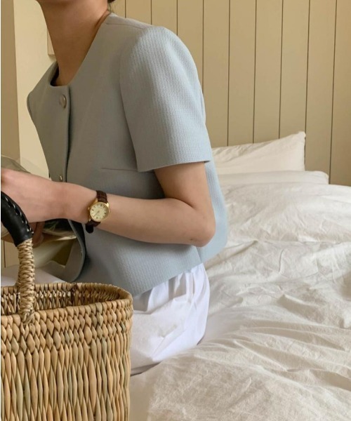 「a lot of love」 ジャケット FREE オフホワイト レディース_画像9