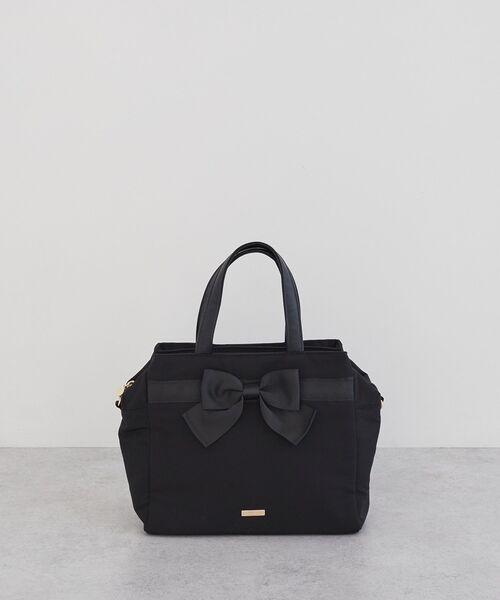 Maison de FLEUR（メゾンドフルール） トートバッグ グログランリボン3